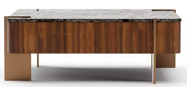 Altura Dark Emperador Stone Top Occasional Table Set