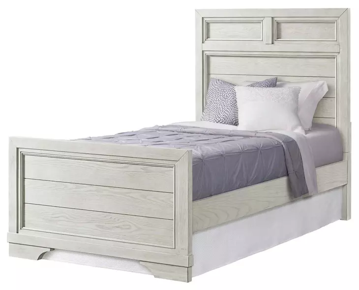 Foundry White Dove Twin Panel Bed