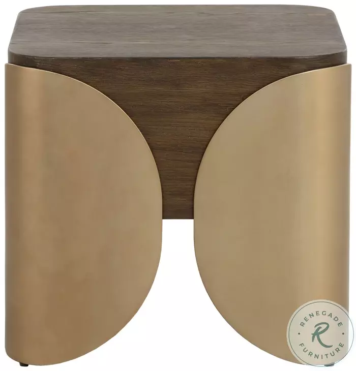 Aurelin Dark Brown Side Table