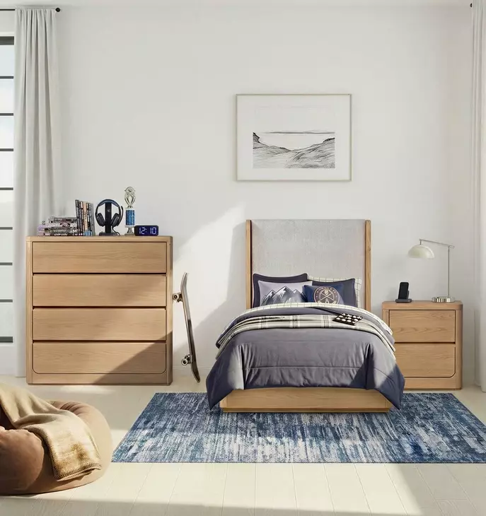 Modena Natural 4 Drawer Chest