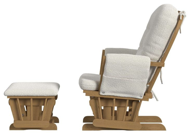 Kennedy Rocker Vanilla Upholstered Rocker