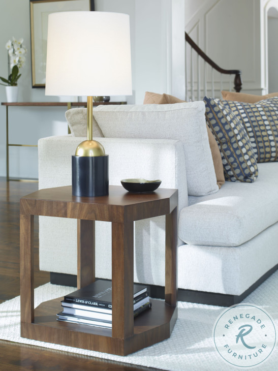 Compositions Walnut Side Table