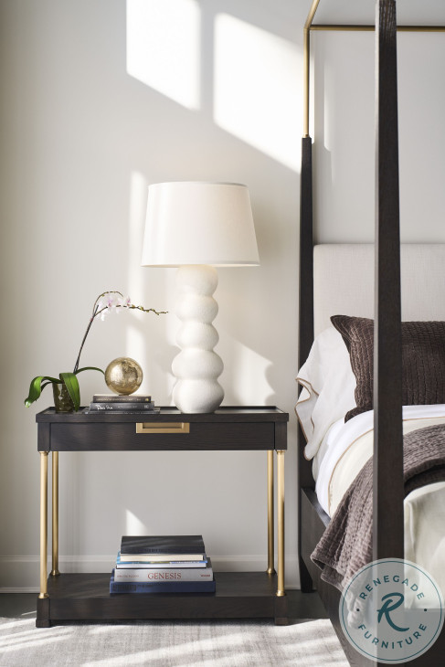 Cadence Mocha 1 Drawer Nightstand