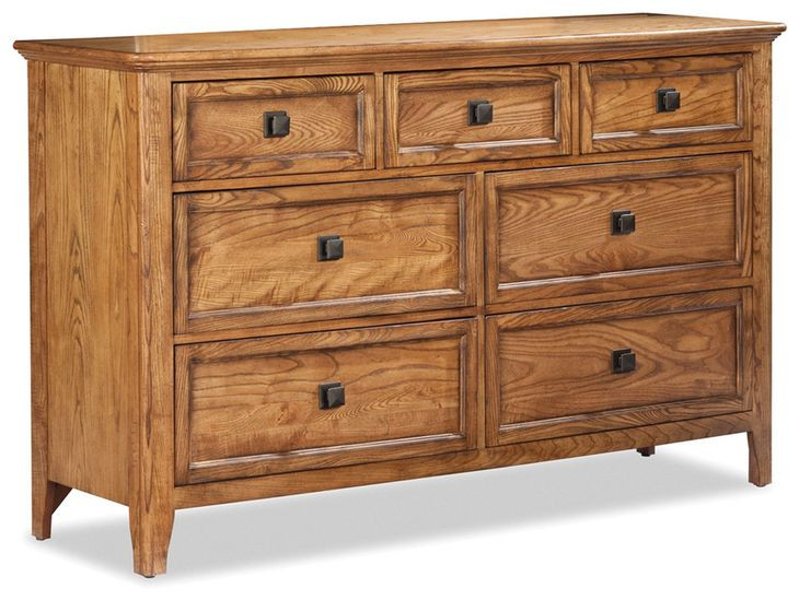 Alta Brushed Ash 7 Drawer Dresser