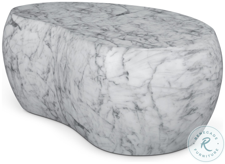 Cadence Carrara Marble Large Bunching Cocktail Table