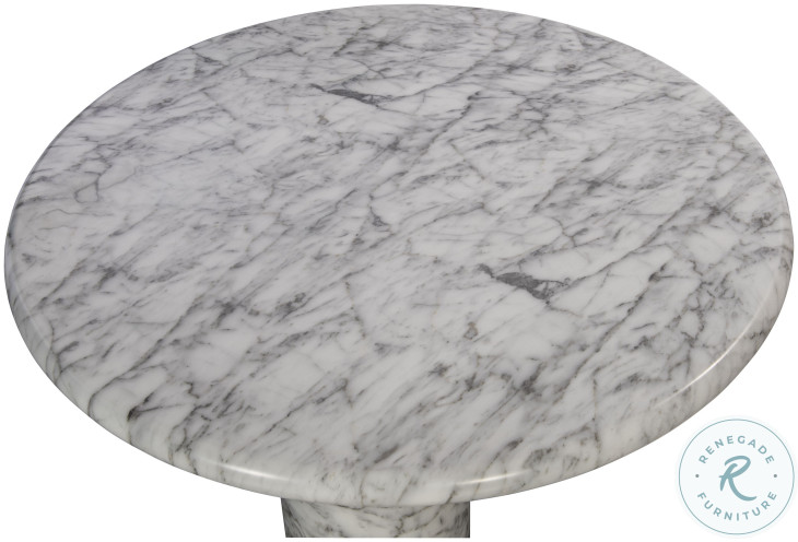Cadence Faux Marble Round Cocktail Table