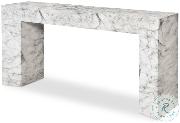 Cadence Faux Marble Console Table