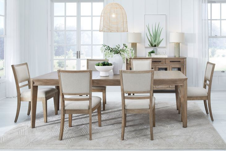 Breckenridge Medium Brown 96" Extendable Rectangular Dining Table