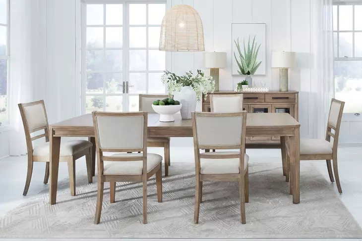 Breckenridge Medium Brown 96" Extendable Rectangular Dining Table