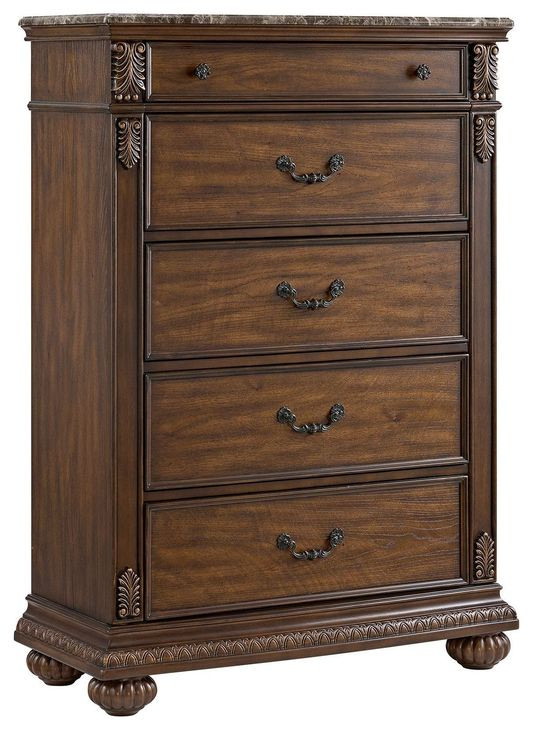 Concerto Black and Brown Upholstered Bedroom Set