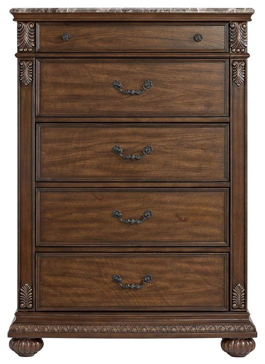 Concerto Brown 5 Drawer Chest