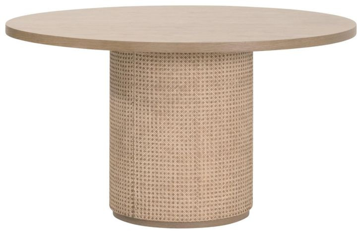 Cannes Brown 54" Round Dining Table