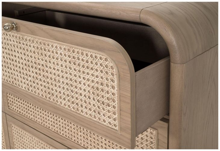 Cannes Brown 6 Drawers Double Dresser