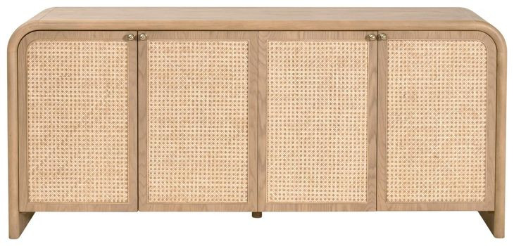 Cannes Brown 4 Doors Media Sideboard