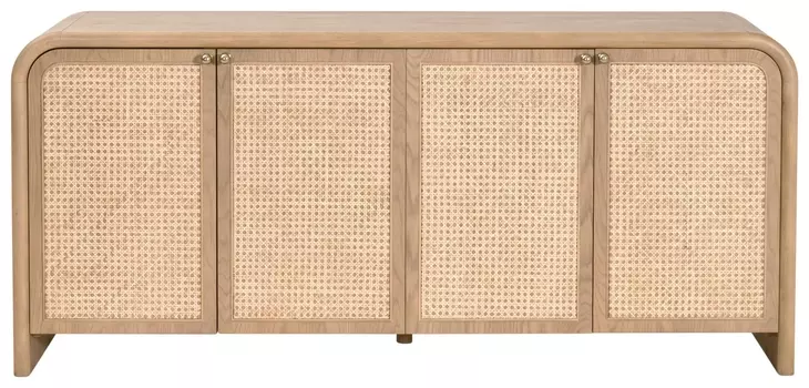Cannes Brown 4 Doors Media Sideboard