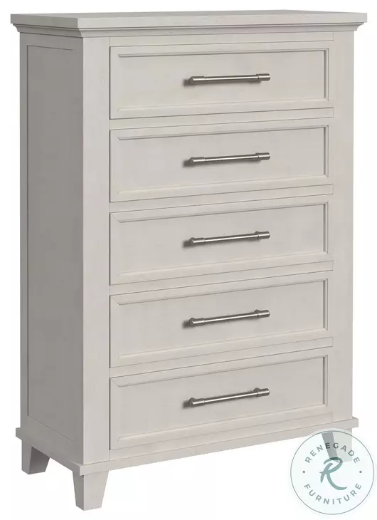 Henrik Ivory 5 Drawer Chest