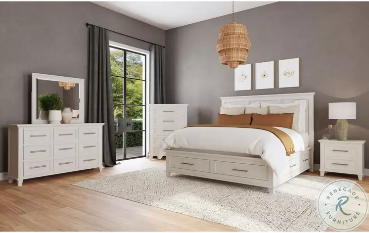 Henrik Ivory 5 Drawer Chest