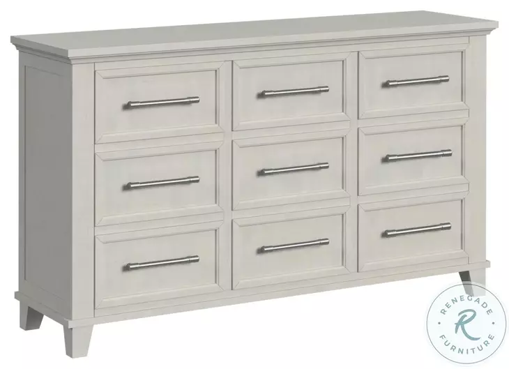 Henrik Ivory 9 Drawer Dresser