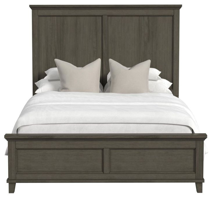 Henrik Gray Full Panel Bed