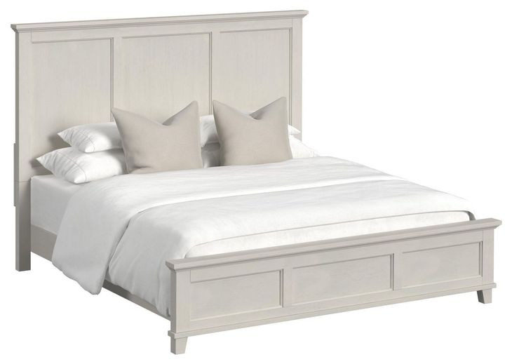 Henrik Ivory King Panel Bed