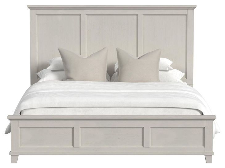 Henrik Ivory King Panel Bed