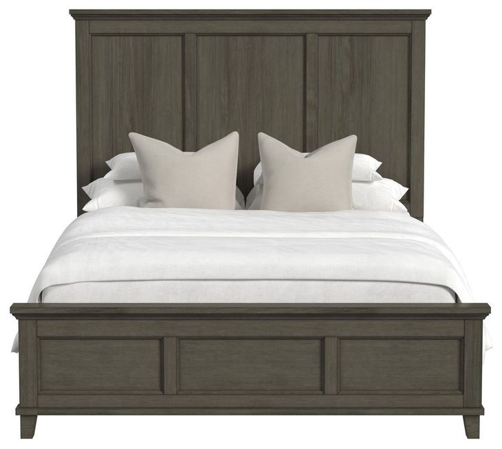 Henrik Gray Queen Panel Bed