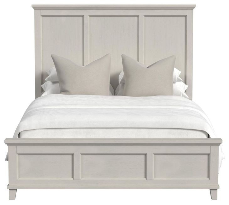 Henrik Ivory Queen Panel Bed