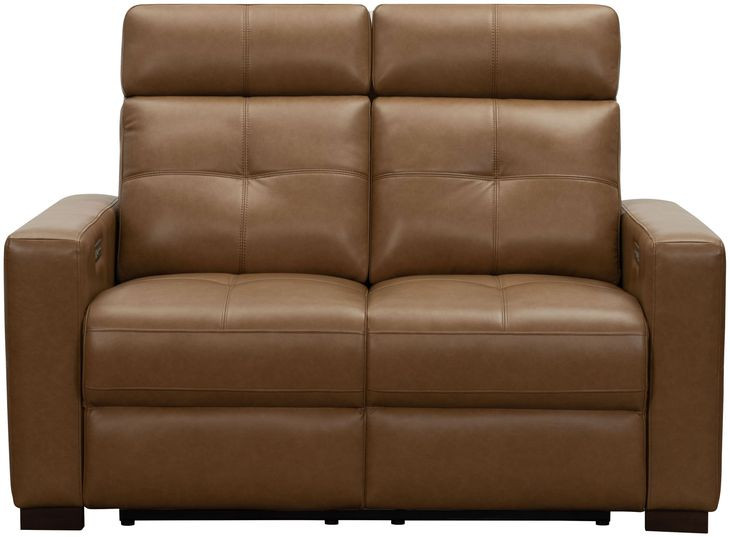 Cara Florida Saddle 59" Power Reclining Loveseat with Power Headrests and Power Lumbar