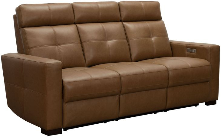 Cara Florida Saddle 83" Power Reclining Living Room Set with Power Headrests and Power Lumbar