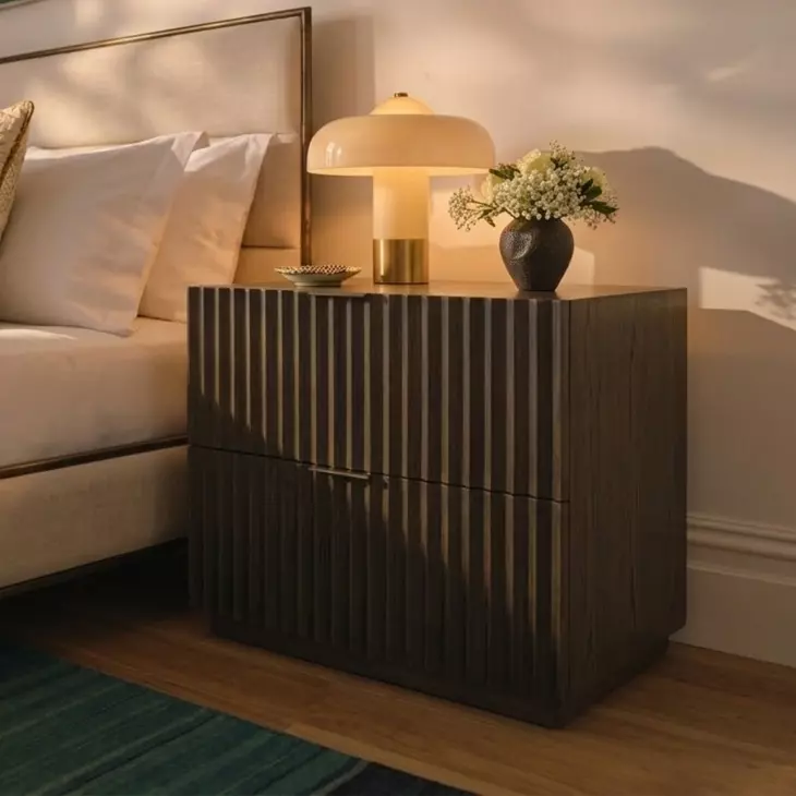Ventura Taupe Nightstand