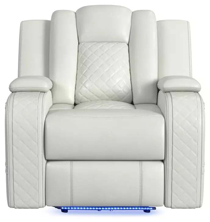 Amias Oyster Power Motion Recliner with LED and USB Charging