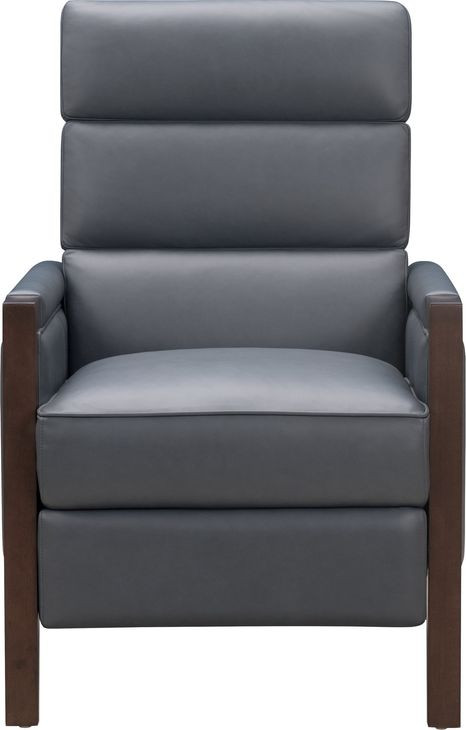 Carolyne Santa Fe Ocean Leather Push Thru The Arms Recliner
