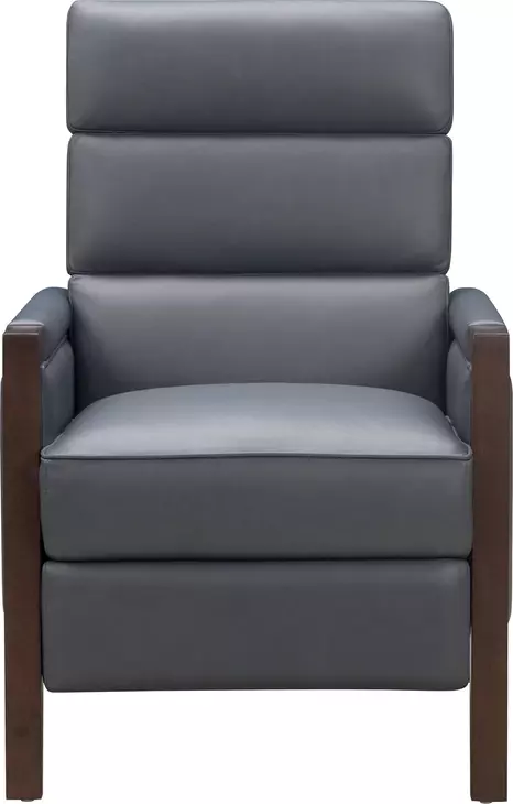 Carolyne Santa Fe Ocean Leather Push Thru The Arms Recliner