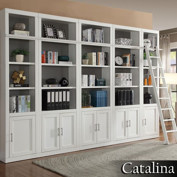 Catalina Cottage White 32" Open Top Bookcase