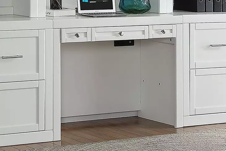 Catalina Cottage White 40" Library Desk