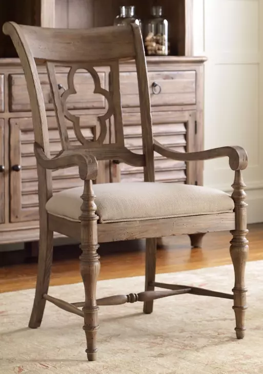 Homestead Pine Heather Upholstered Arm Chair Set of 2