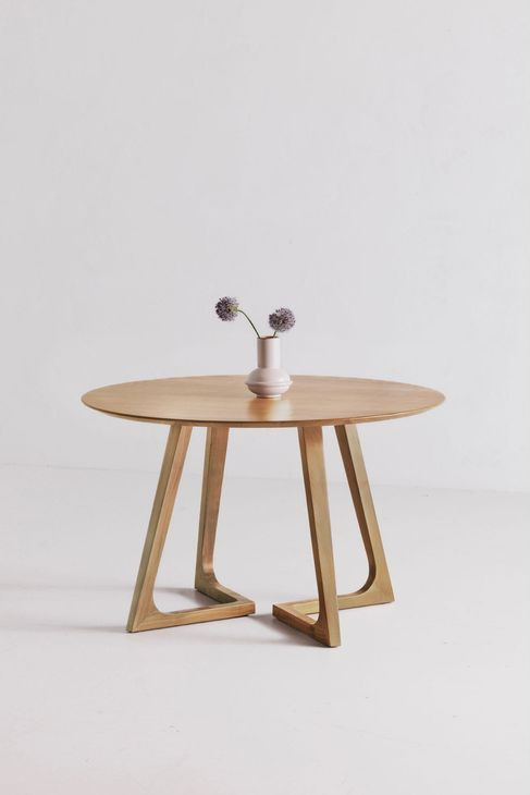 Godenza Natural 47" Round Dining Table