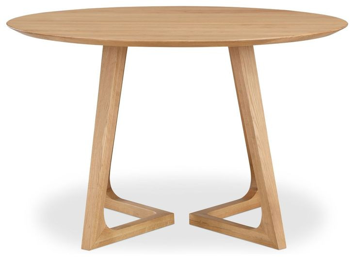 Godenza Natural 47" Round Dining Table
