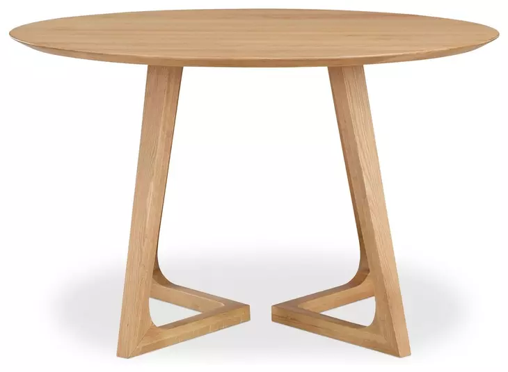 Godenza Natural 47" Round Dining Table