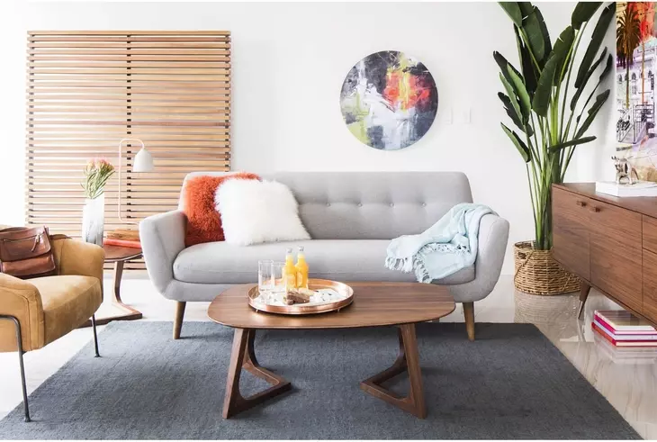Godenza Brown Oval Occasional Table Set