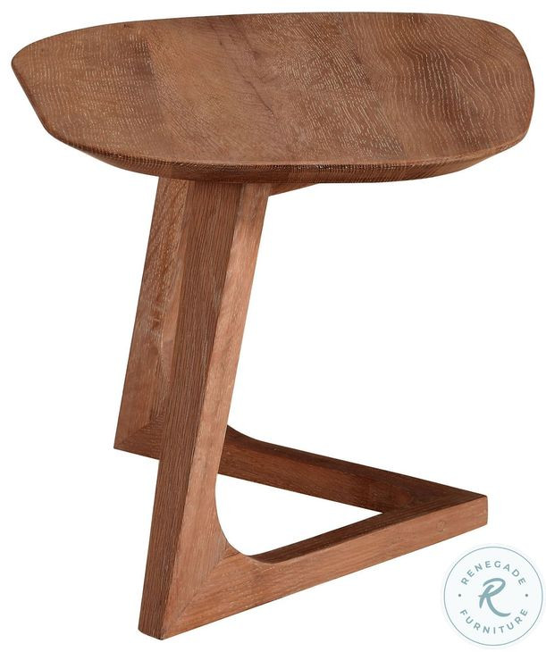 Godenza Brown Oval Occasional Table Set