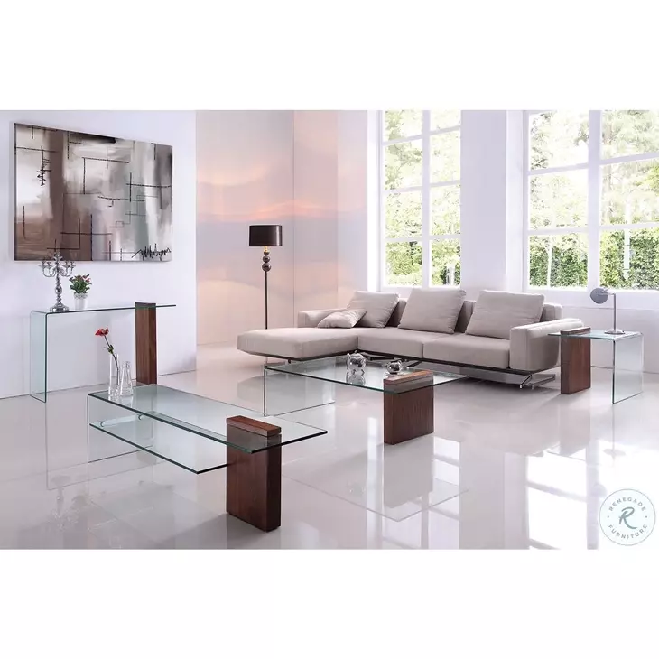 Buono Walnut Console Table