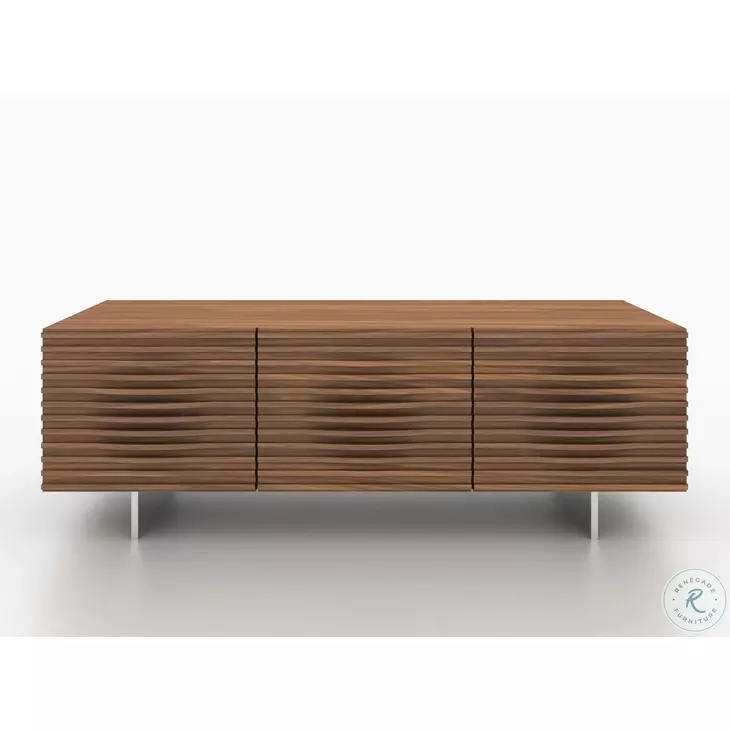 Moon Walnut Entertainment Center