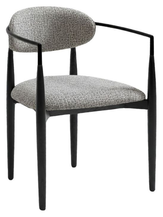 Sophia Gray Arm Dining Chair Set of 2