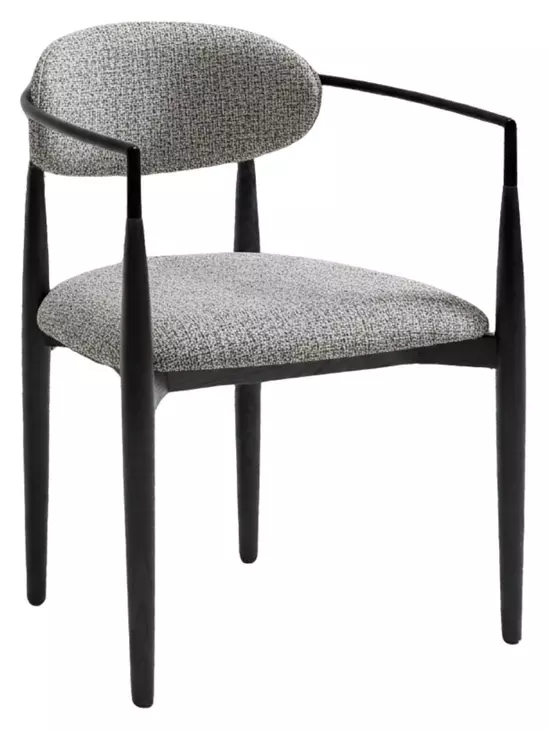 Sophia Gray Arm Dining Chair Set of 2
