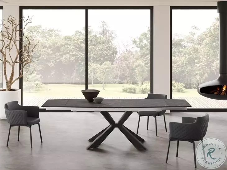 Suzzie Gray Swivel Dining Chair