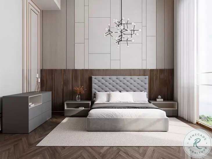 Santino Dark Gray Matte Dresser