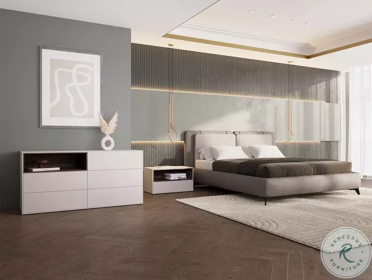 Santino Taupe Matte Dresser