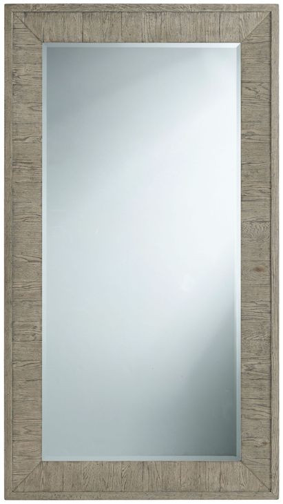 Echoes Gray Echo Oak Rectangular Wall Mirror