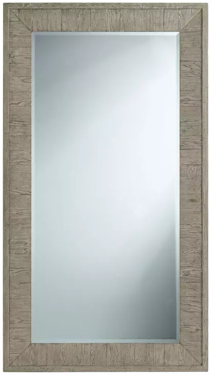 Echoes Gray Echo Oak Rectangular Wall Mirror